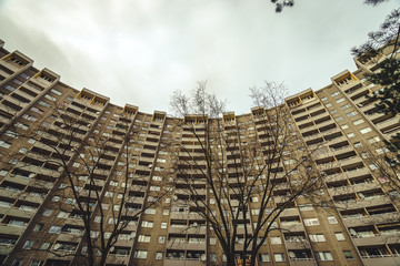 modern tenement building projects