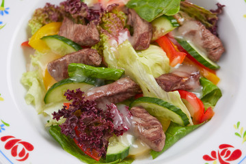 meat with vegetables
