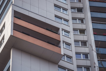 modern tenement building projects