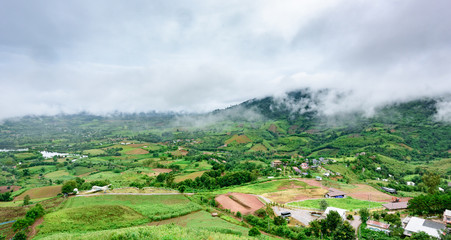 Fototapeta premium Landscape of Khao Kho district petchabun province Thailand