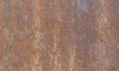 Grunge metallic background with rust. Rusty old metal plate.
