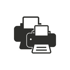 Printer vector icon.