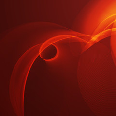 Abstract fire flames on a black background. Colorful vector illustration eps10