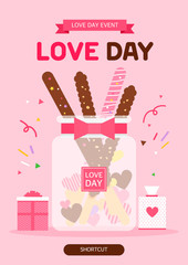 Love event illustration