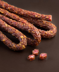 Snack stick smoked sausage