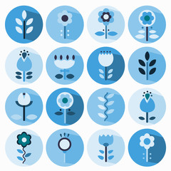 Flower icons