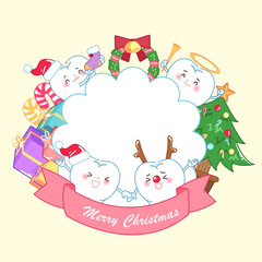 tooth with christmas