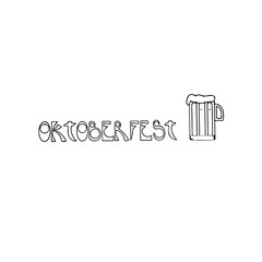 Oktoberfest - Beer - Written - Logo - Illustration (Munich, Bayern, Germany)