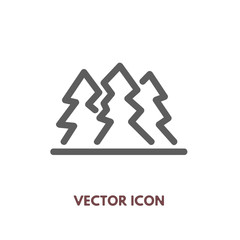 vector pine tree icon