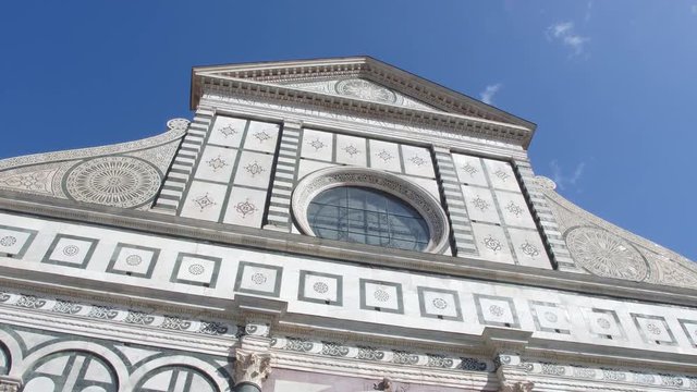 Beautiful church of Santa Maria Novella in the heart of Florence - Tuscany