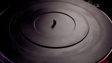 rubber mat for vinyl player close-up