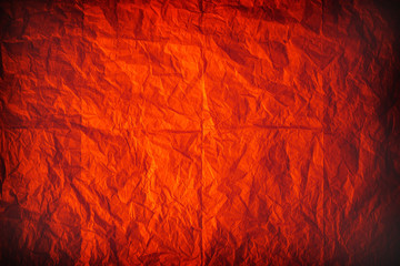 Red fold paper texture background