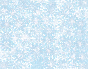 Illustration of Snowflakes Background for Christmas