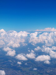 Cloud seen from an airplane