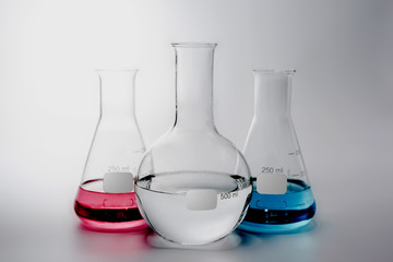 Science and medical glassware and test tube, Chemical laboratory