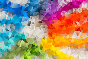 vector abstract background of triangles