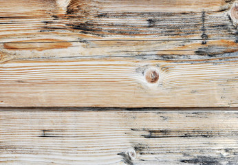 Brown old wood or wooden vintage plank floor or wall surface background decorative pattern. A...