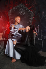 dark gothic bdsm couple