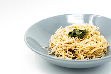 asian food noodles on the table