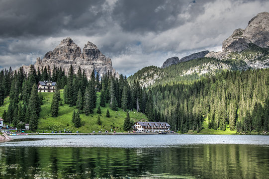 Lake Misurina and Tre Cime