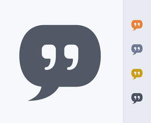 Quote - Carbon Icons. A professional, pixel-aligned icon  designed on a 32 x 32 pixel grid and redesigned on a 16 x 16 pixel grid for very small sizes.