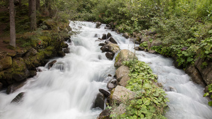 Waterfall in the Austrian Alps