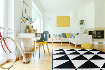 Creative open space interior