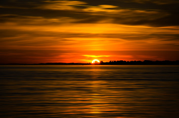 Sonnenuntergang am See