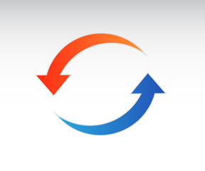 Cold and warm air flow