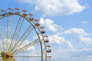 Ferris wheel in Szczecin, during The Tall Ships Races 2017