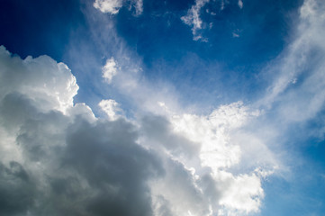 sky and cloud, Background and texture 
