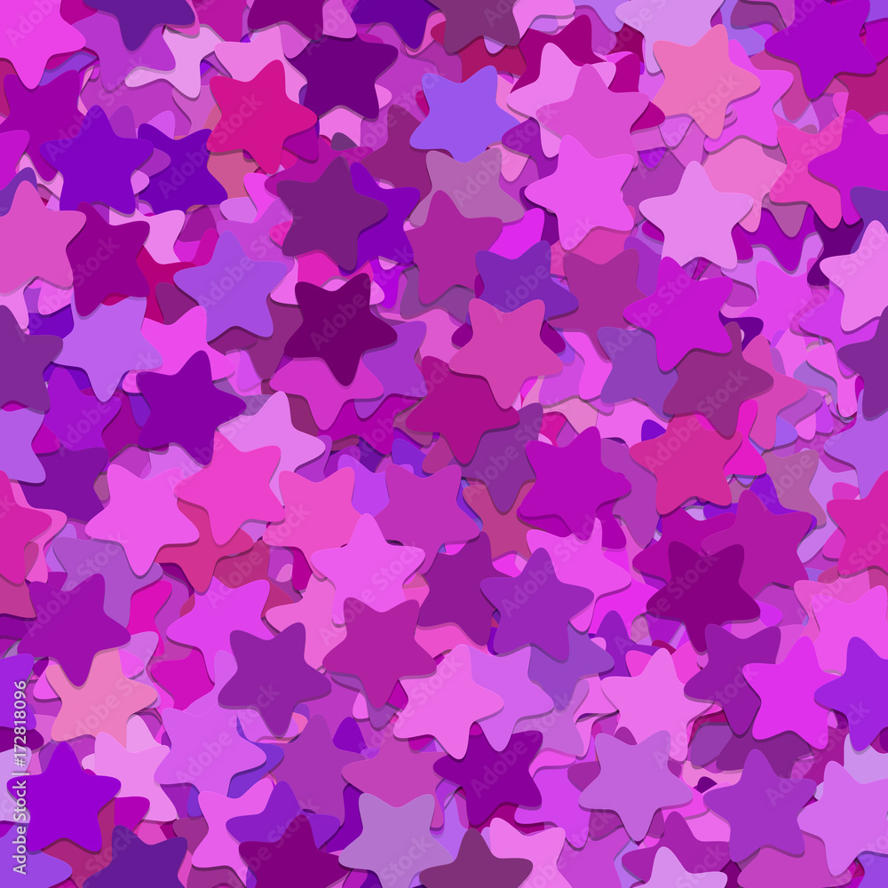 Aufkleber repeating abstract geometric star pattern background - vector illustration from rounded pentagram st