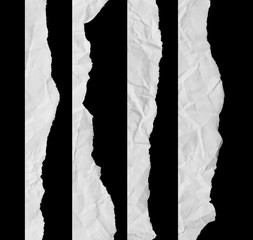 torn paper isolated, with copy space for text