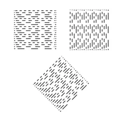 Fotobehang Geometric line pattern set. Parallel streep black diagonal lines patterns © 3dwithlove
