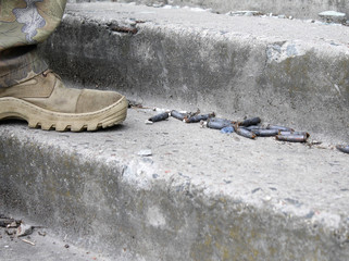 The military is holding bullets