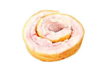 Pork belly isolited on a white background.
