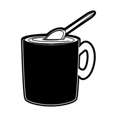 coffee mug  vector illustration
