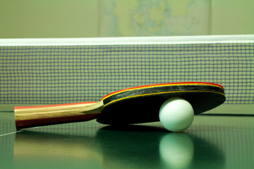 Table Tennis Racket with Ball