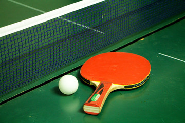Red Table Tennis Racket