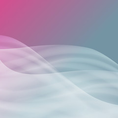 Abstract background. Colorful vector illustration with smooth waves.  Flyer, brochure, annual report or website design.  Rainbow gradient color.