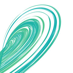 Abstract background. Colorful vector illustration with twisted swirles.  Flyer, brochure, annual report or website design.  Green color.