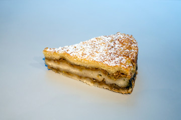 one slice of pie dessert ready to eat
