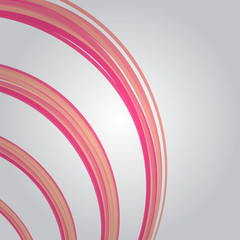 Abstract background. Colorful vector illustration with twisted swirles.  Flyer, brochure, annual report or website design.  Pink and yellow color.