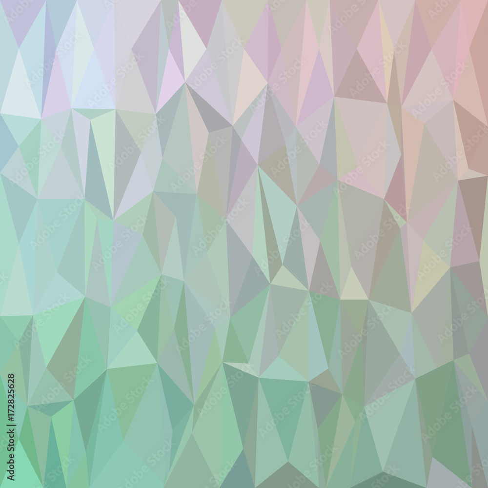 Poster geometric abstract triangle tile pattern background - polygon mosaic vector illustration from pastel