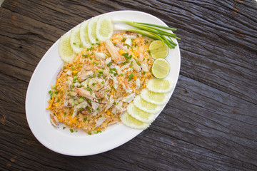 Fried rice with Crab