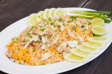 Fried rice with Crab