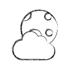 moon and cloud icon