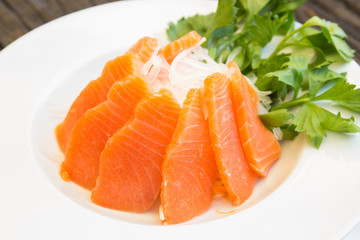 Sassimi salmon