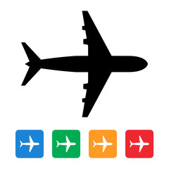 plane, airplane icon