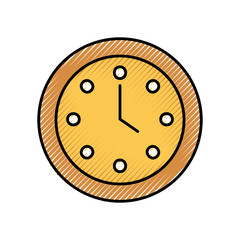 office clock time business countdown vector illustration